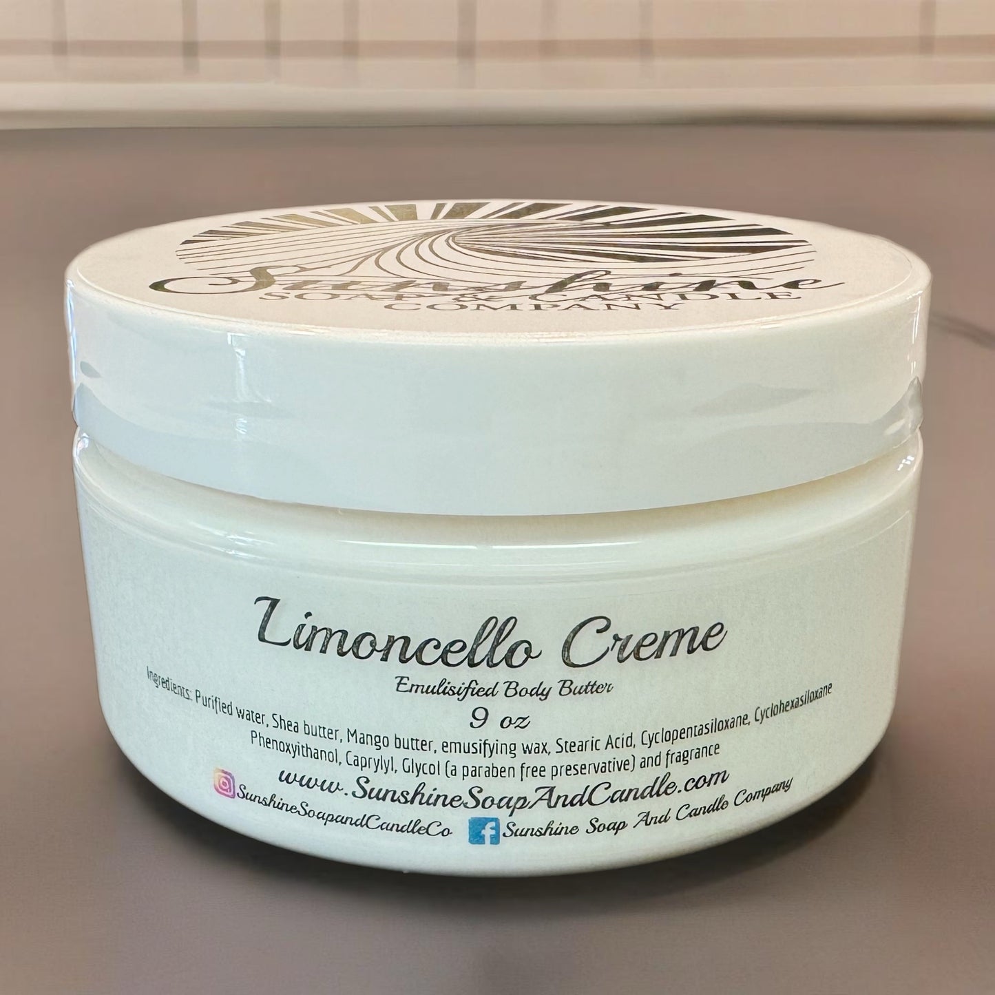 Limoncello & Crème Body Butter 9 ounces