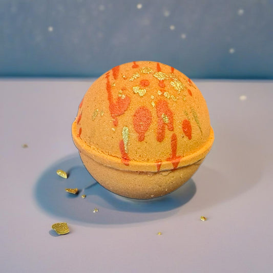 Orange Patchouli CBD Bath Bomb 5.5 ounces approximately 50 milligrams CBD