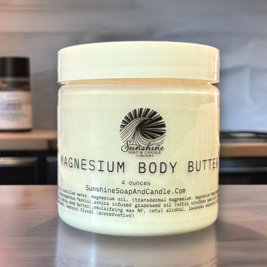 Magnesium Body Butter 4 ounces